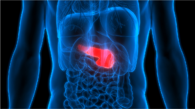 Visual representation of liver cancer