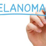 Picture of a person writing Melanoma