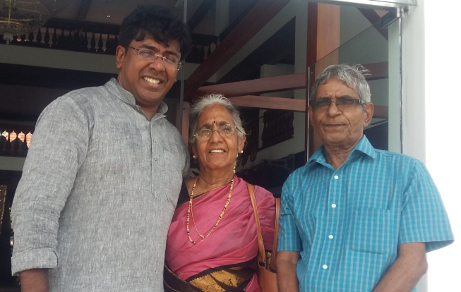 krishna and his family
