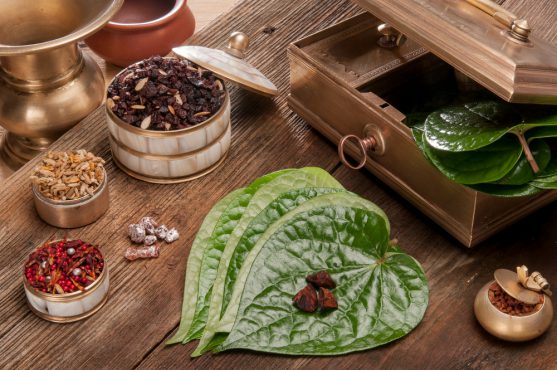 Betel nuts or leaves are known to cause oral cancer