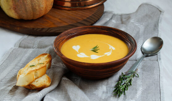 pumpkin and apple soup for cancer patients